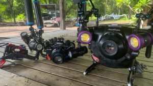 Red Camera and Keldan Light Setup for Pro Subaquatic Adventures